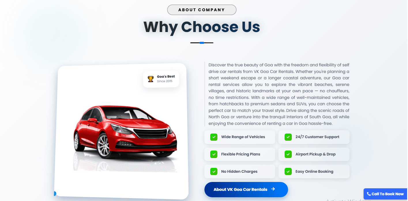 Car Rental Website screenshot 2